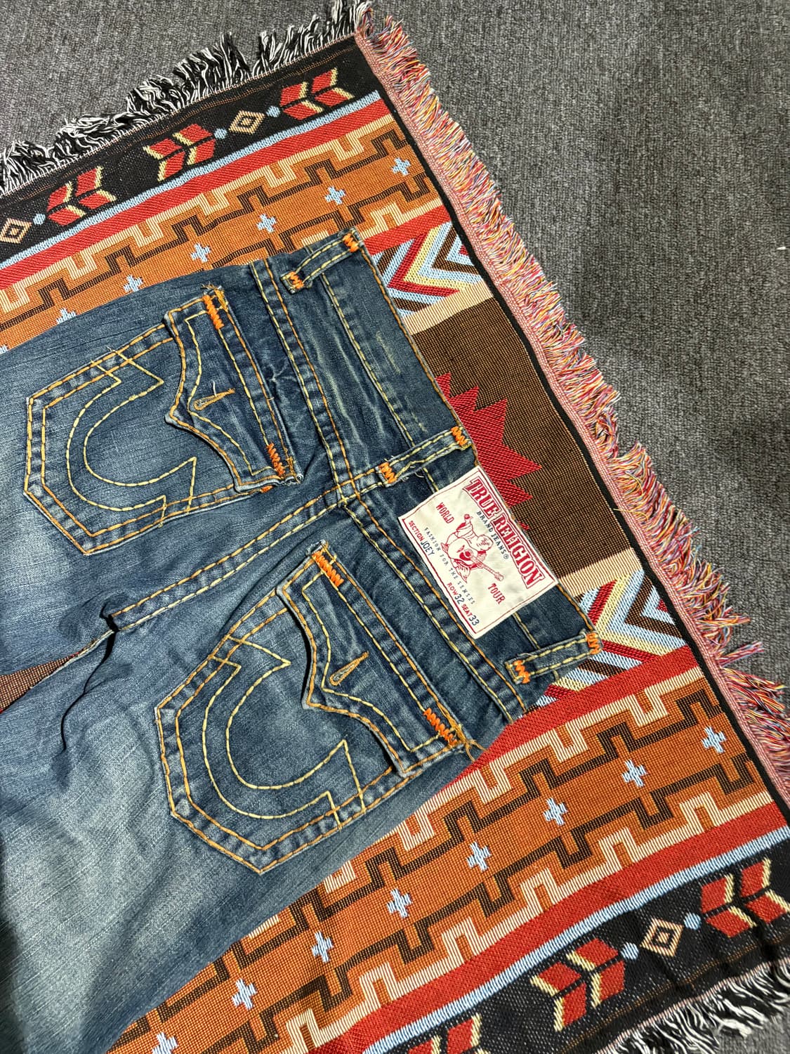 트루릴리젼 빈티지 데님팬츠 상품이미지4