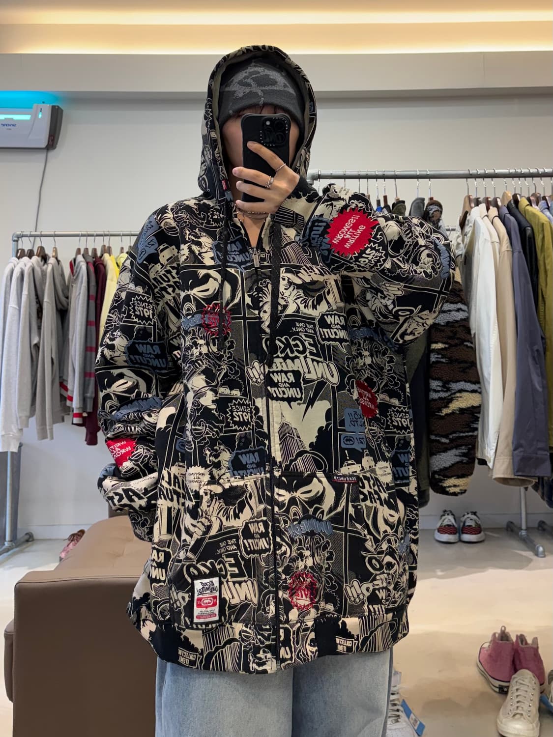 00s 에코 언리미티드 그래픽 후드점퍼 상품이미지6