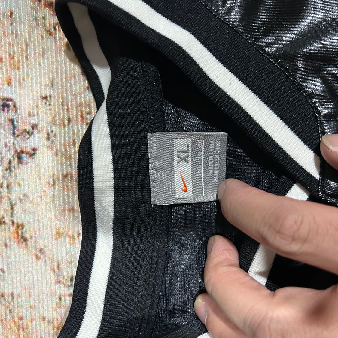 [XL] 00s 나이키 빅로고 글로시 웜업   상품이미지4