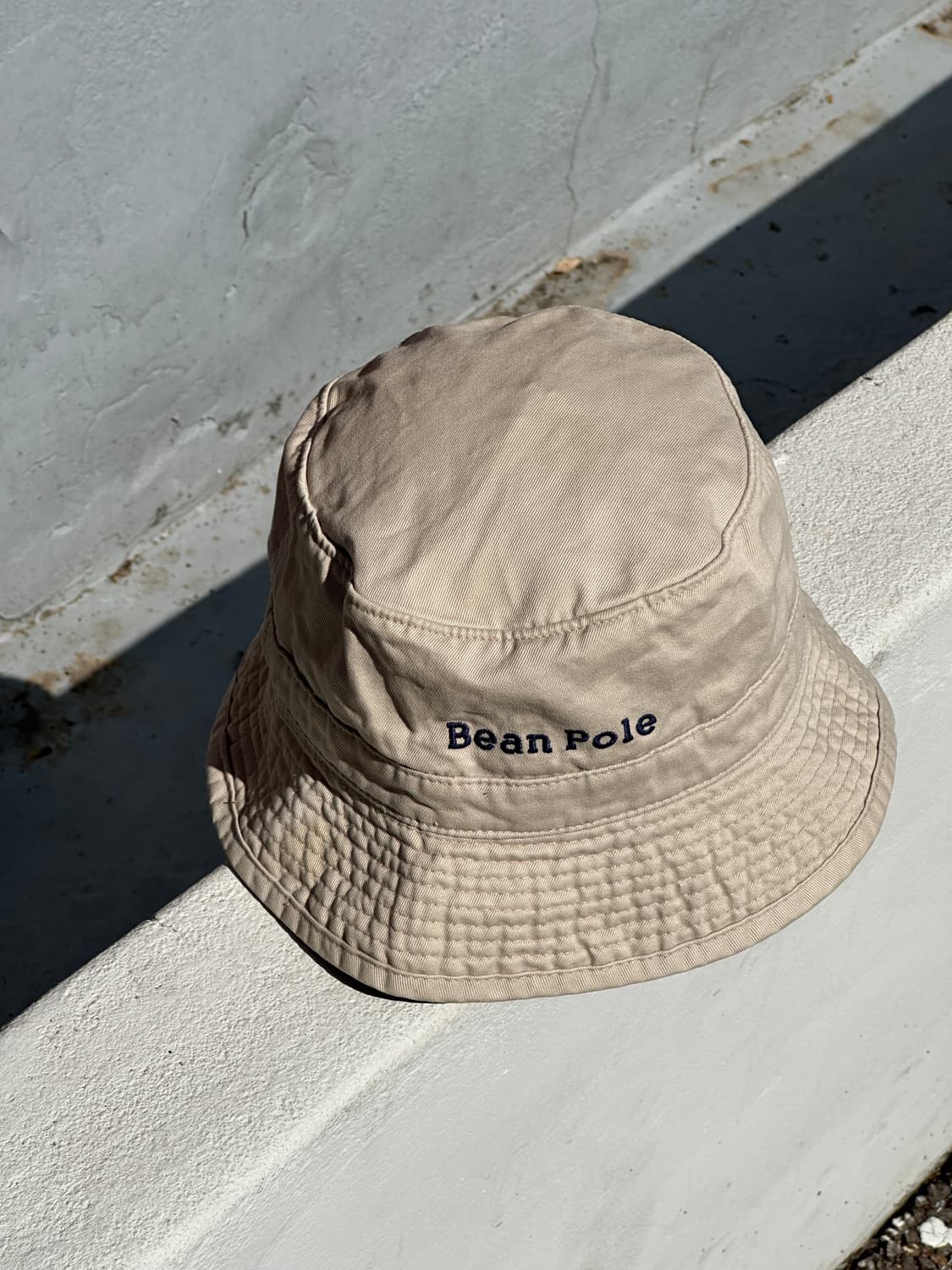 [S] 빈폴 베이지 버킷햇 올드 빈티지 모자 상품이미지5