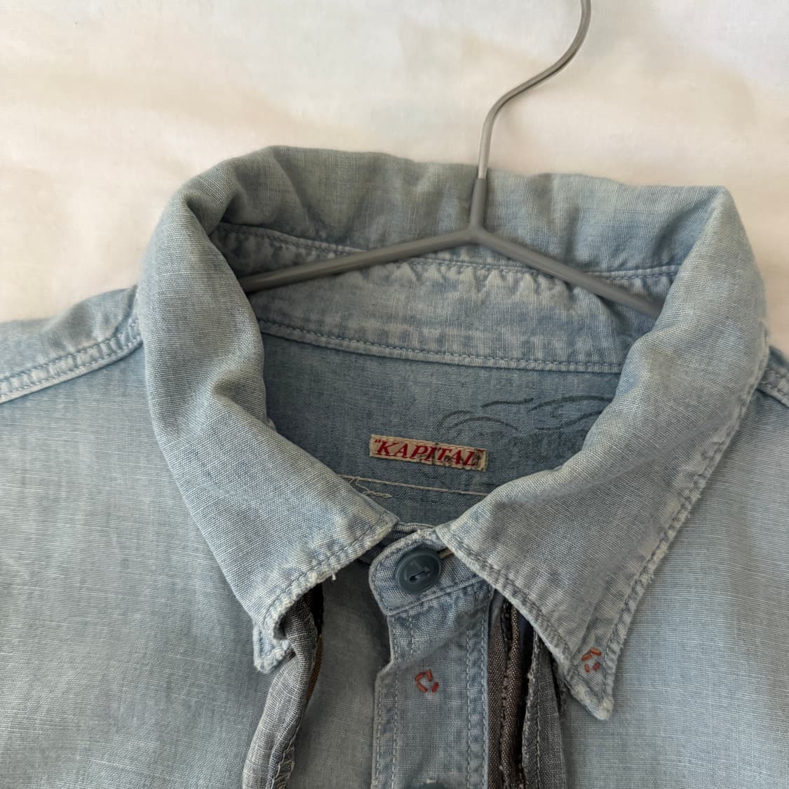 [3]캐피탈 타이 샴브레이 셔츠 상품이미지3