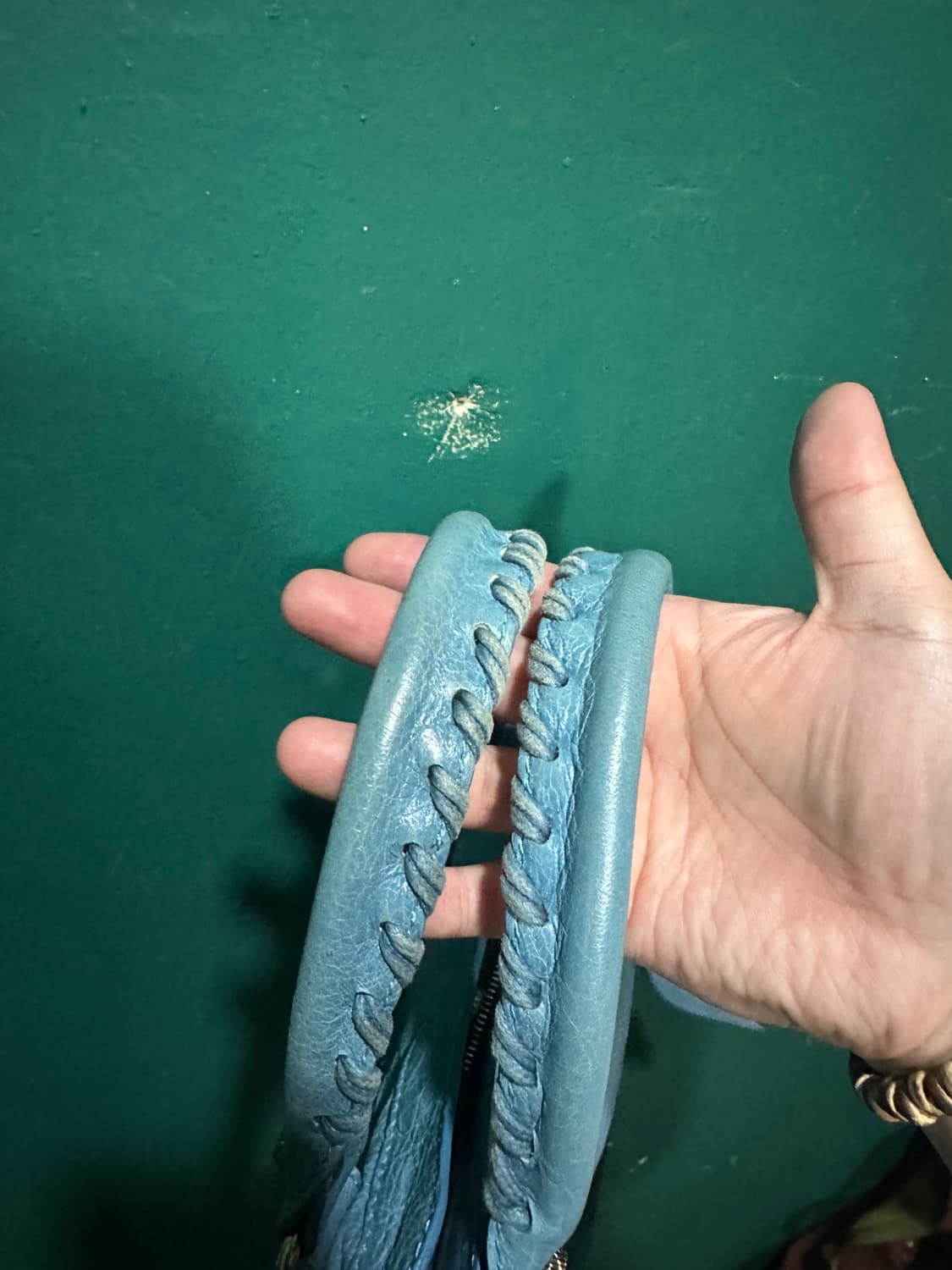 발렌시아가 블루 모터백 상품이미지7