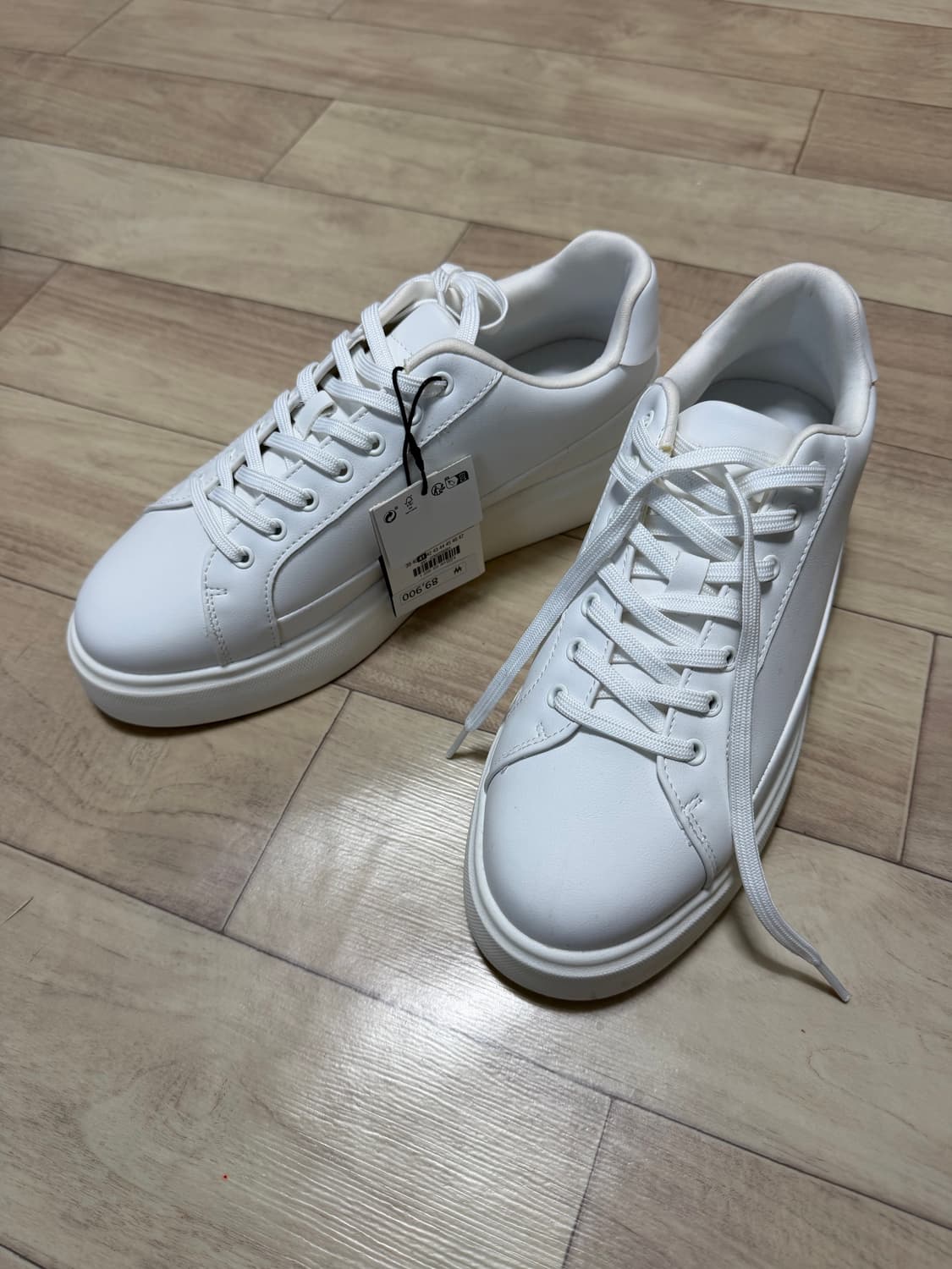 자라 화이트 스니커즈 41 상품이미지1