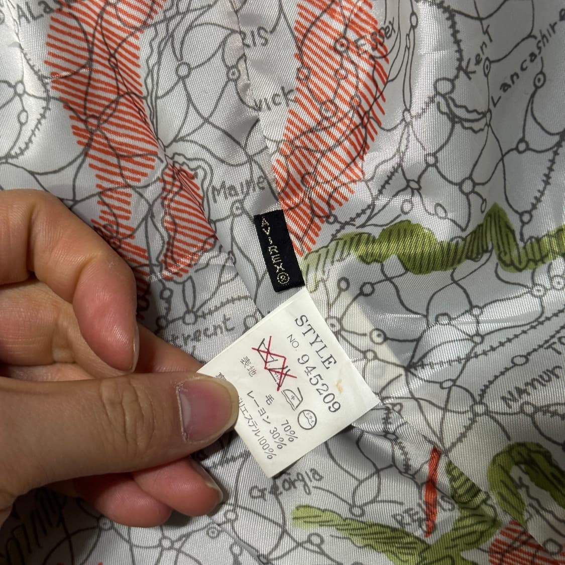 아비렉스 백로고 더블 울 피코트 M 상품이미지9