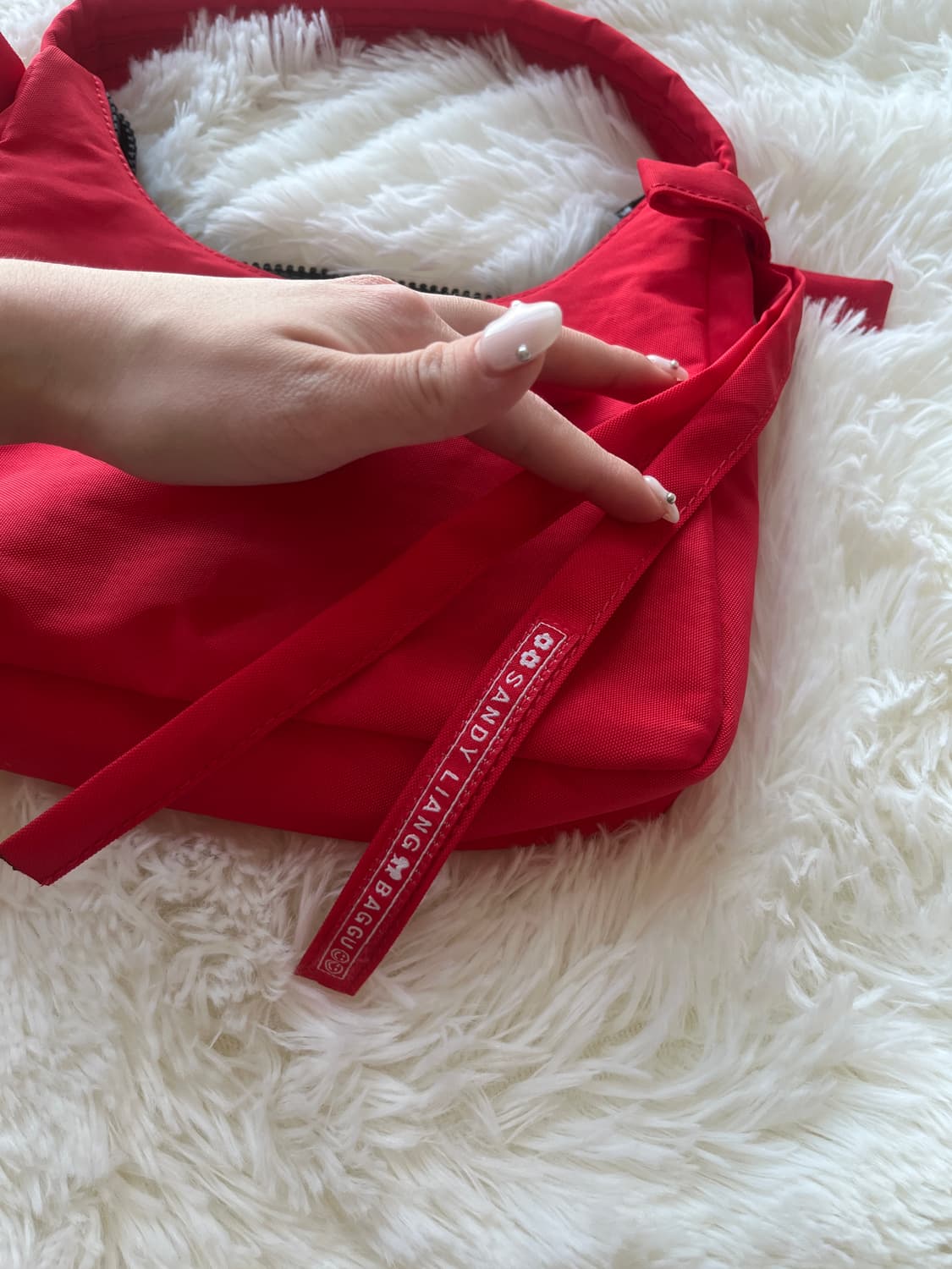 (새상품) Sandy Liang X Baggu 샌디리앙 바쿠 보우 미니백 상품이미지6