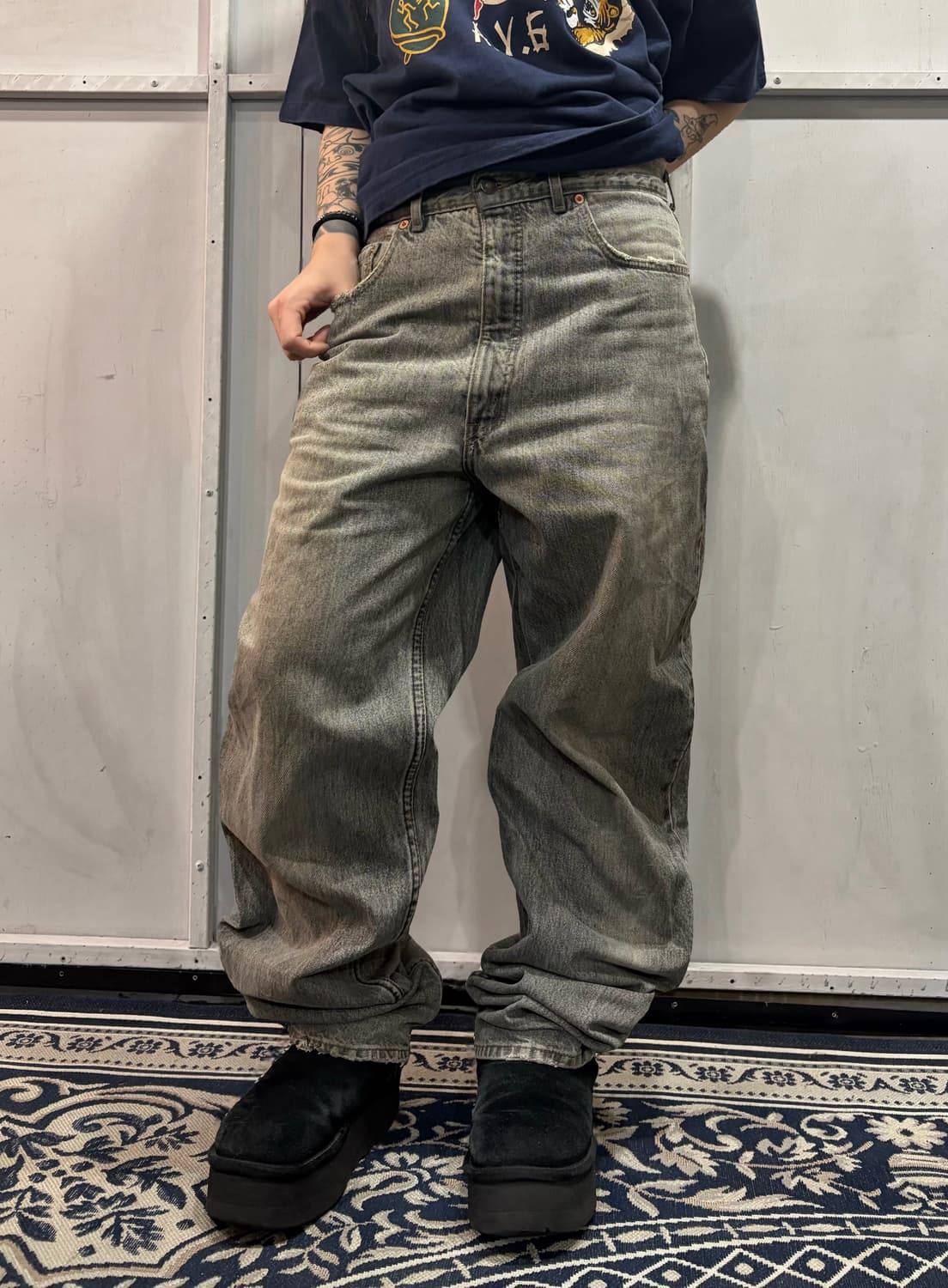 90s LEVIS 727 orange tab denim jeans 상품이미지2