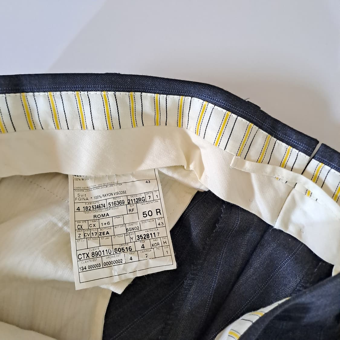 (택포) 에르메네질도 제냐 TROFED 스트라이프 정장 셋업 B153 상품이미지10