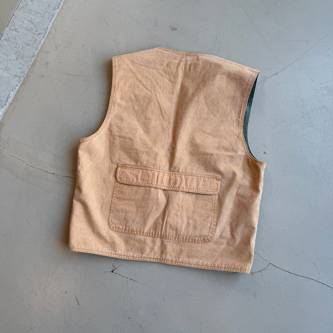 vtg 리버시블 워크 베스트 상품이미지4