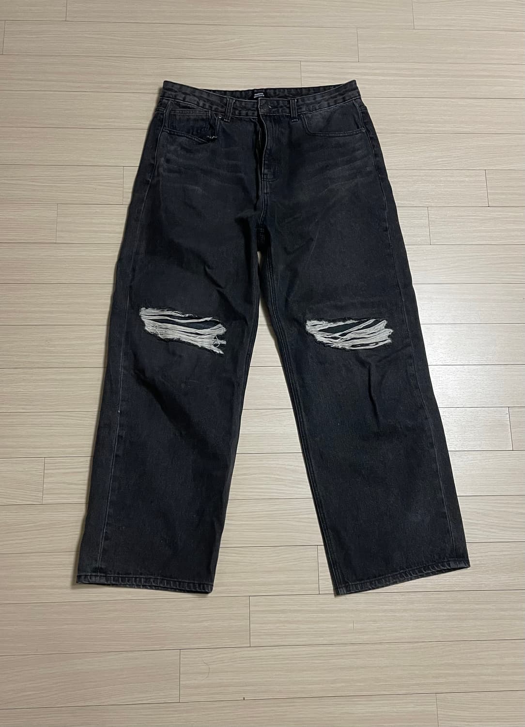 무신사 스탠다드 데미지 데님 상품이미지1