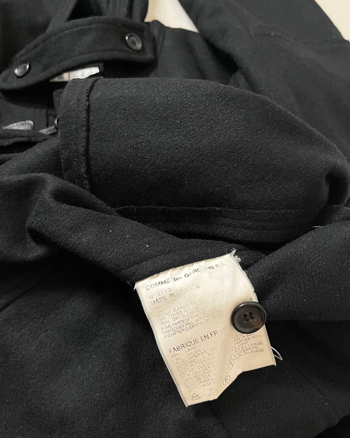 꼼데가르송 패치워크 더플코트 comme des garcons shirt 상품이미지7