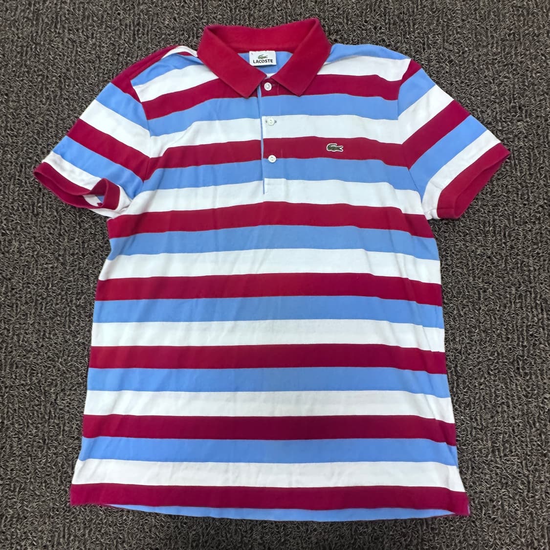 라코스테 스트라이프 반팔티셔츠 105(XL) 상품이미지1