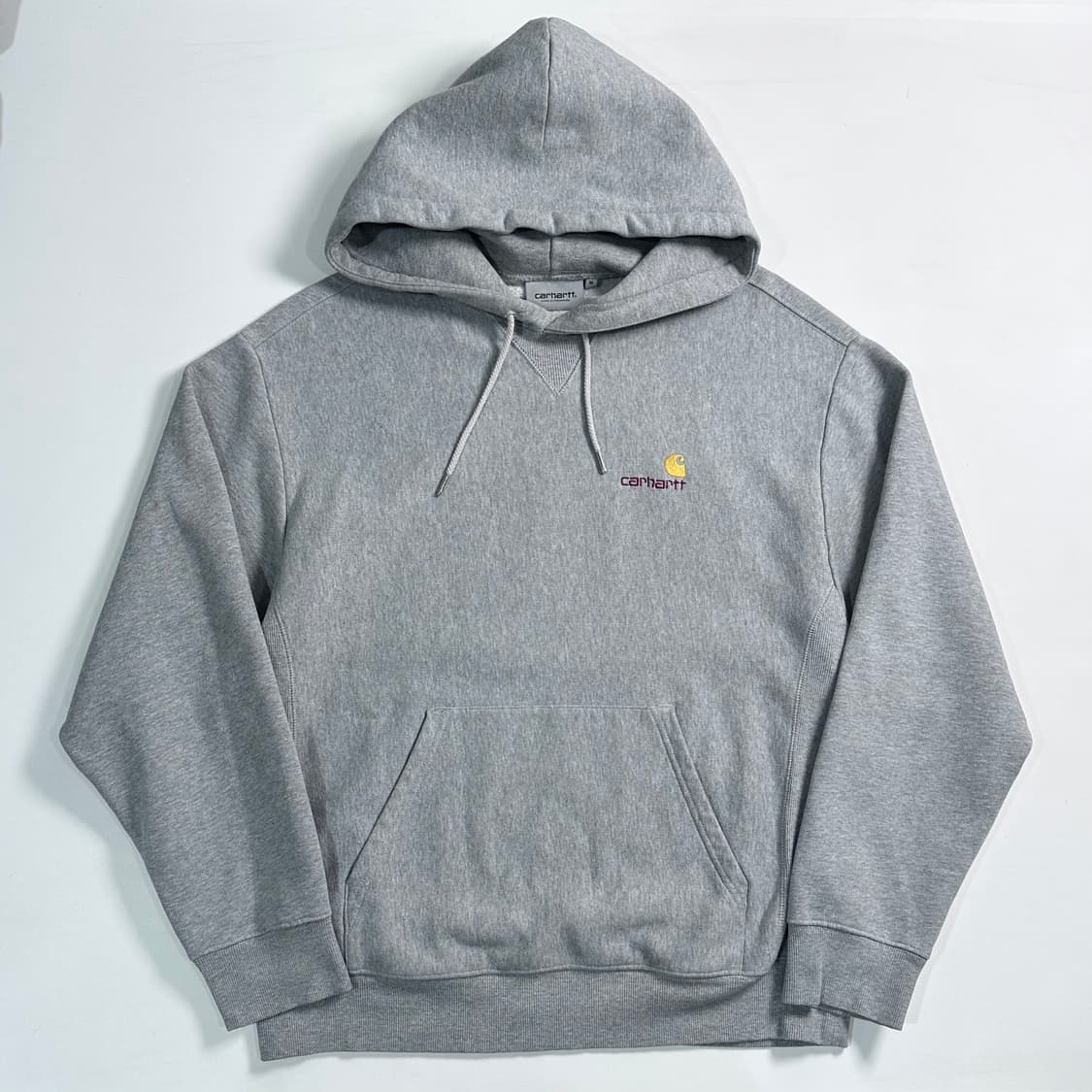 칼하트 로고 그레이 후드티  상품이미지1