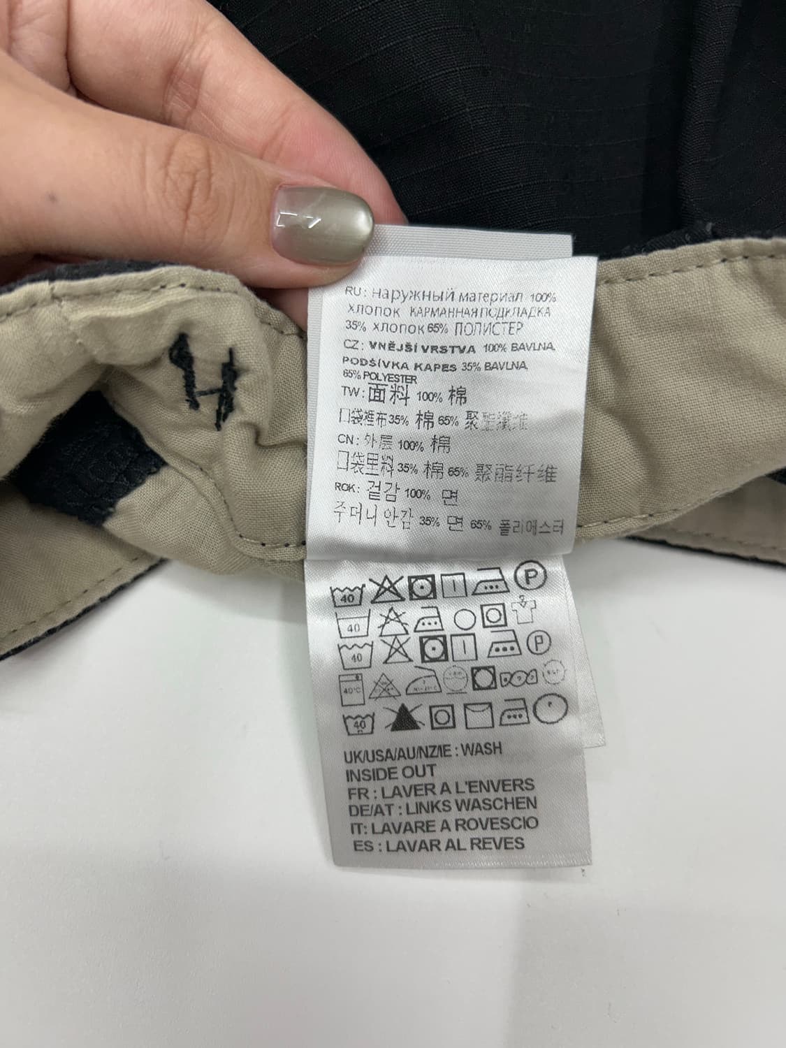 칼하트 카고 팬츠(블랙) 상품이미지8