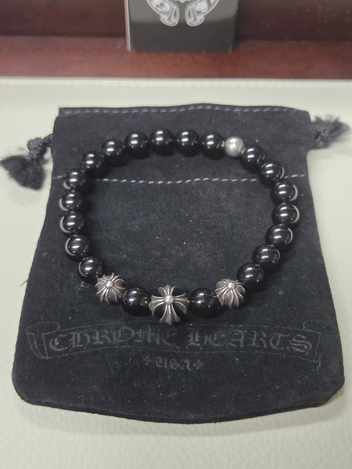 크롬하츠 8mm비즈 팔찌 상품이미지3