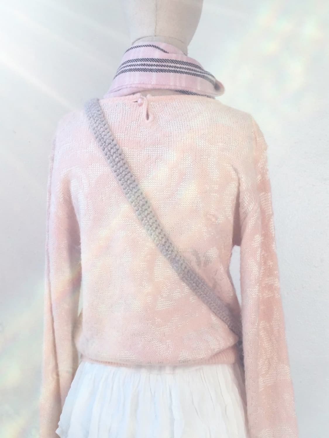 베이비핑크 쇼죠 로지 니트 상품이미지5