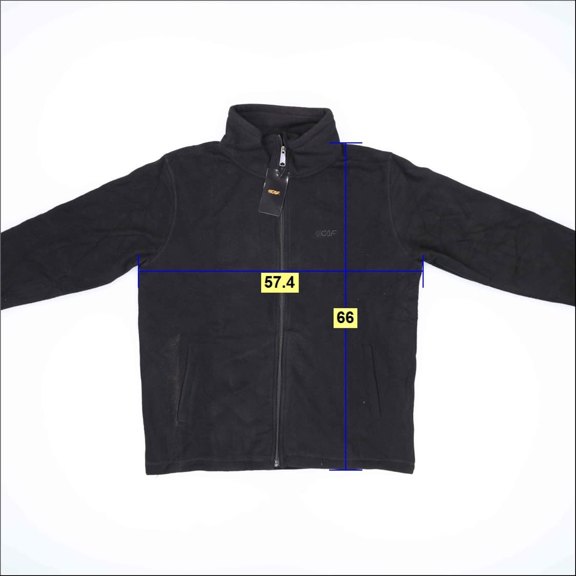 [100] 새상품 르까프 블랙 후리스 집업 자켓 0116H1 상품이미지6