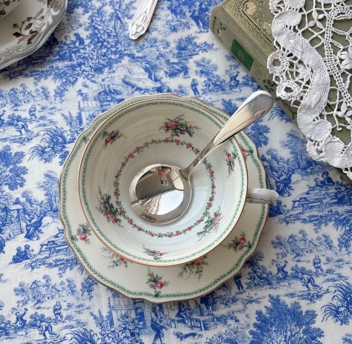 영국 빈티지 실버플레이트 티캐디스푼 티스쿱 상품이미지1