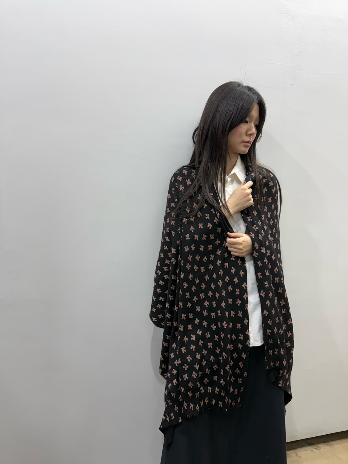 꼼데가르송 리본 패턴 숄&머플러 상품이미지4