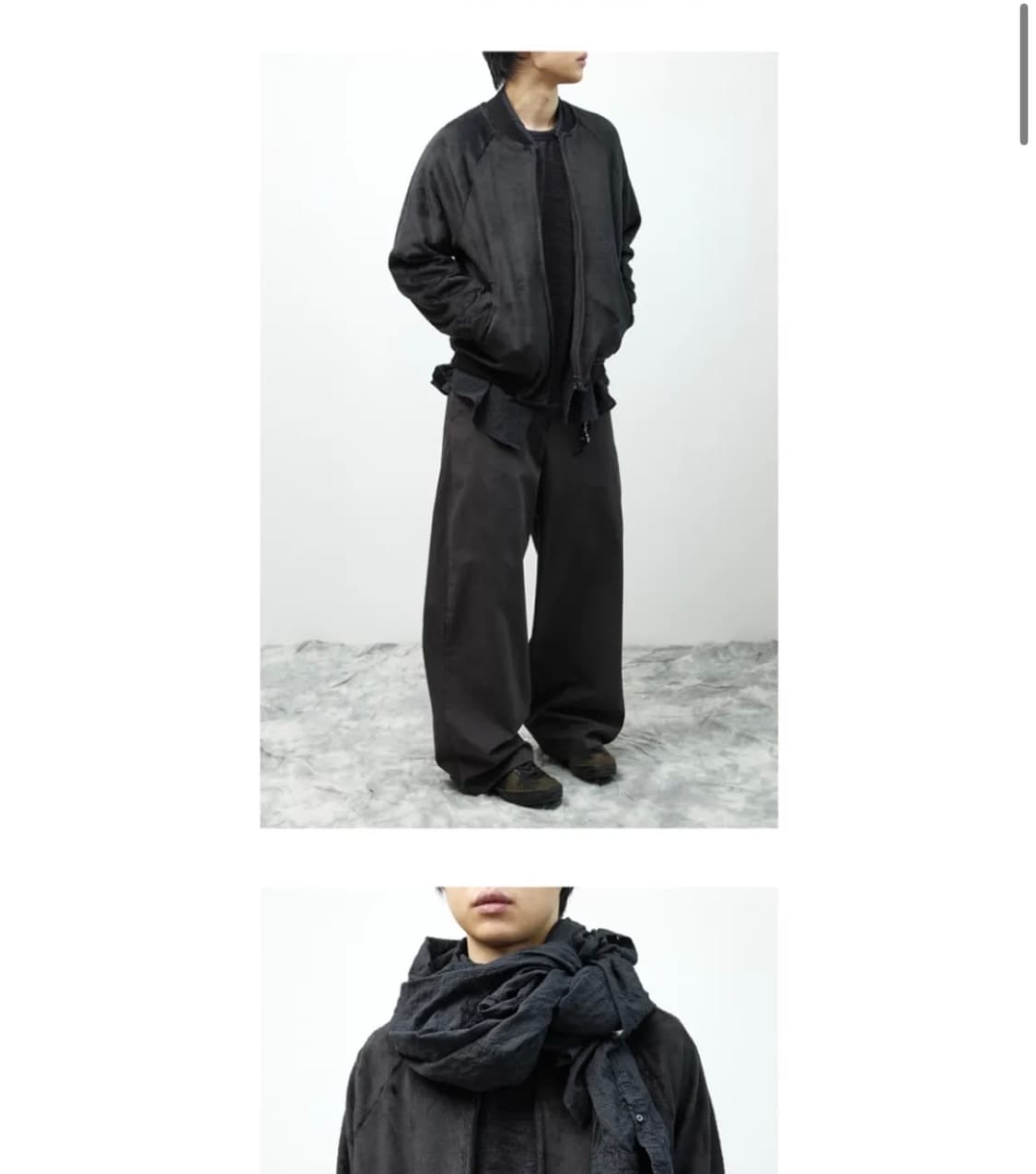 해칭룸 헤어리 자켓 블랙 상품이미지2