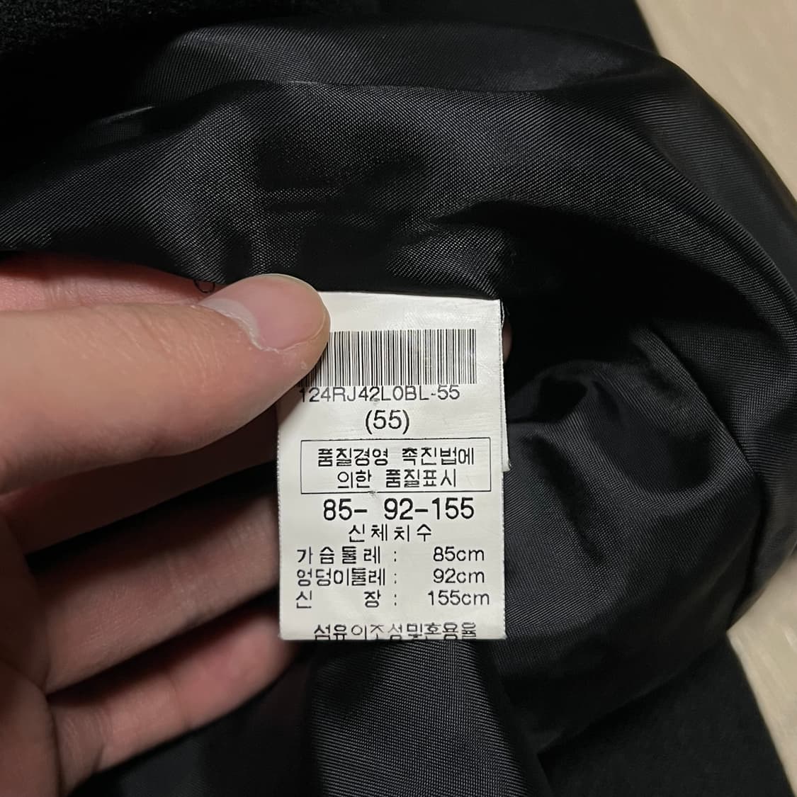 발렌시아 여성 모직 더블 블레이저 정장자켓 [블랙] S/90 상품이미지5