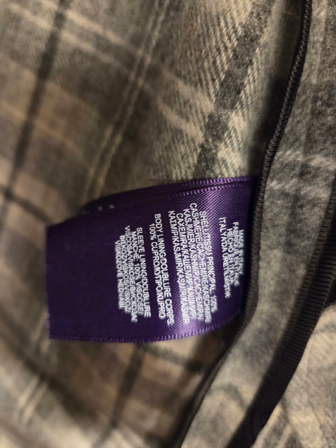 폴로랄프로렌 퍼플라벨 캐시미어코트 상품이미지8