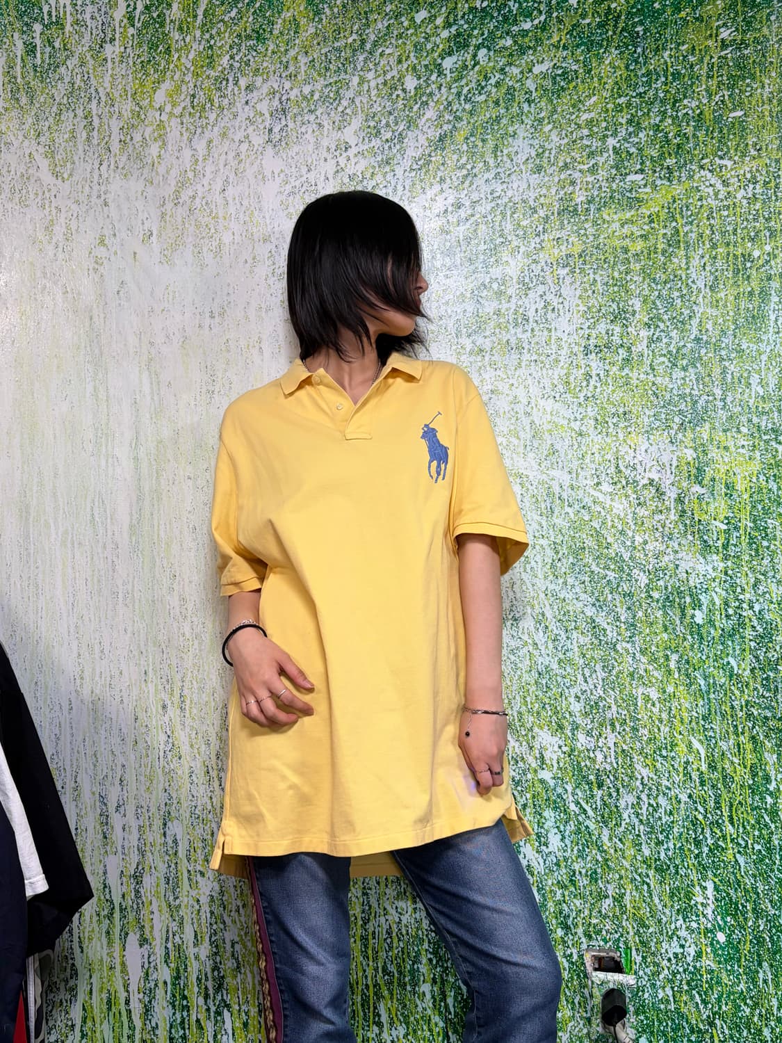 폴로 빅포니 치프키프 옐로우 노랑 반팔 카라 티셔츠 XL 상품이미지5