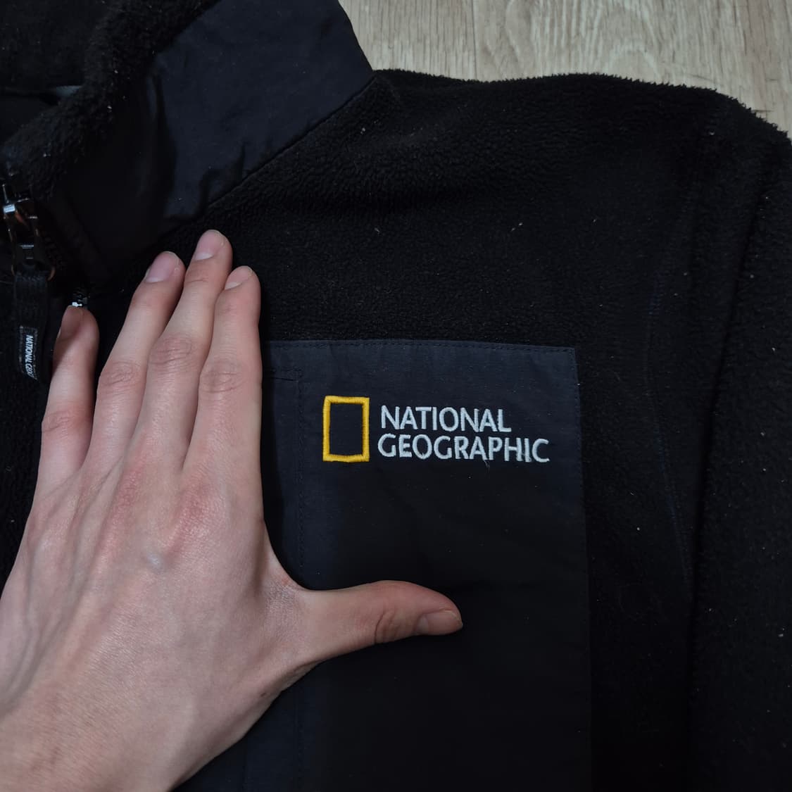 내셔널지오그래픽 포켓 뽀글이 후리스 자켓 L(100) 상품이미지4