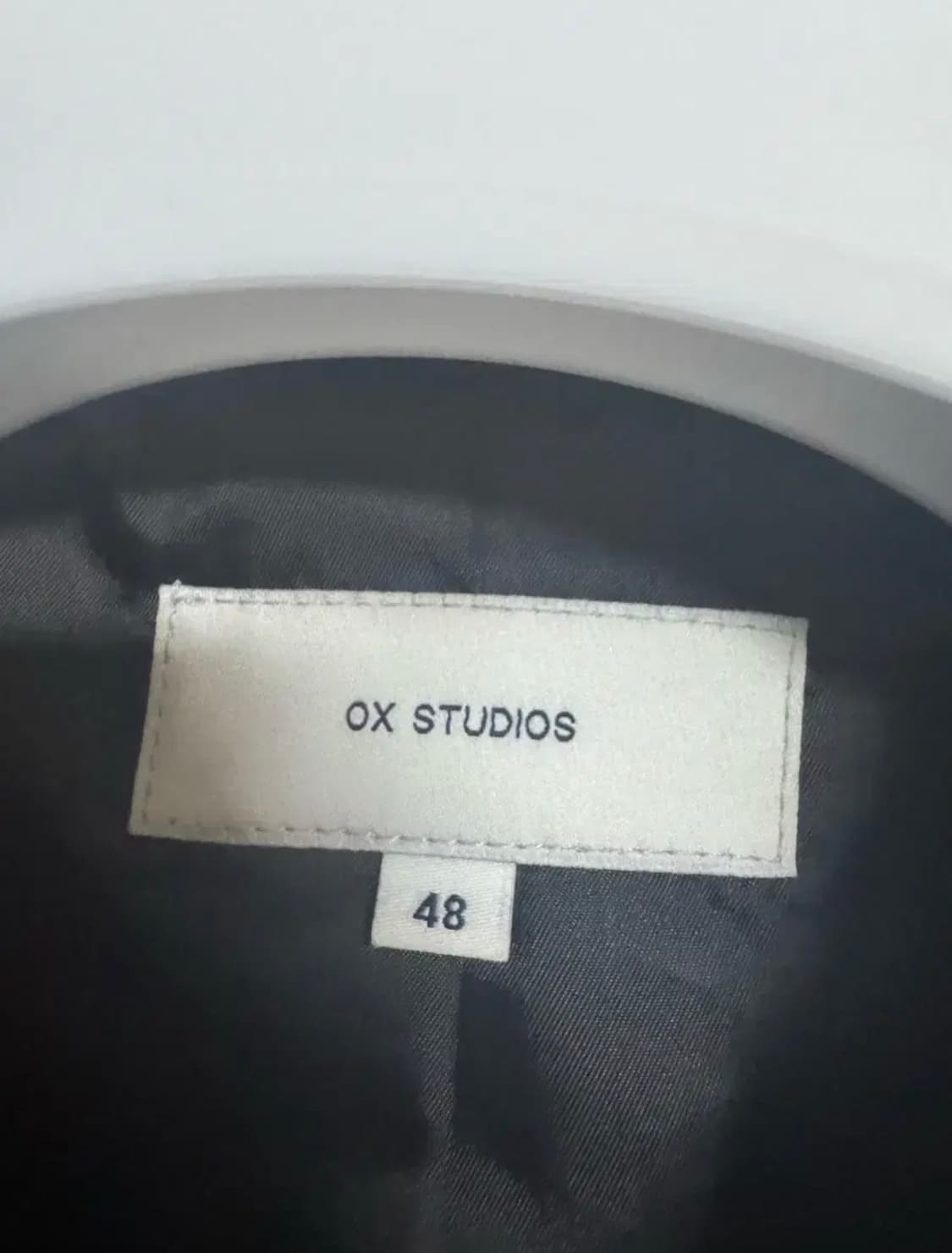 오엑스 스튜디오 오버사이즈 싱글 레더 자켓 (램스킨) 48사이즈 상품이미지3