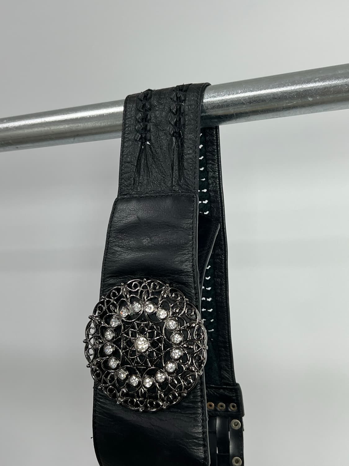 빈티지 디테일 레더 벨트 상품이미지2