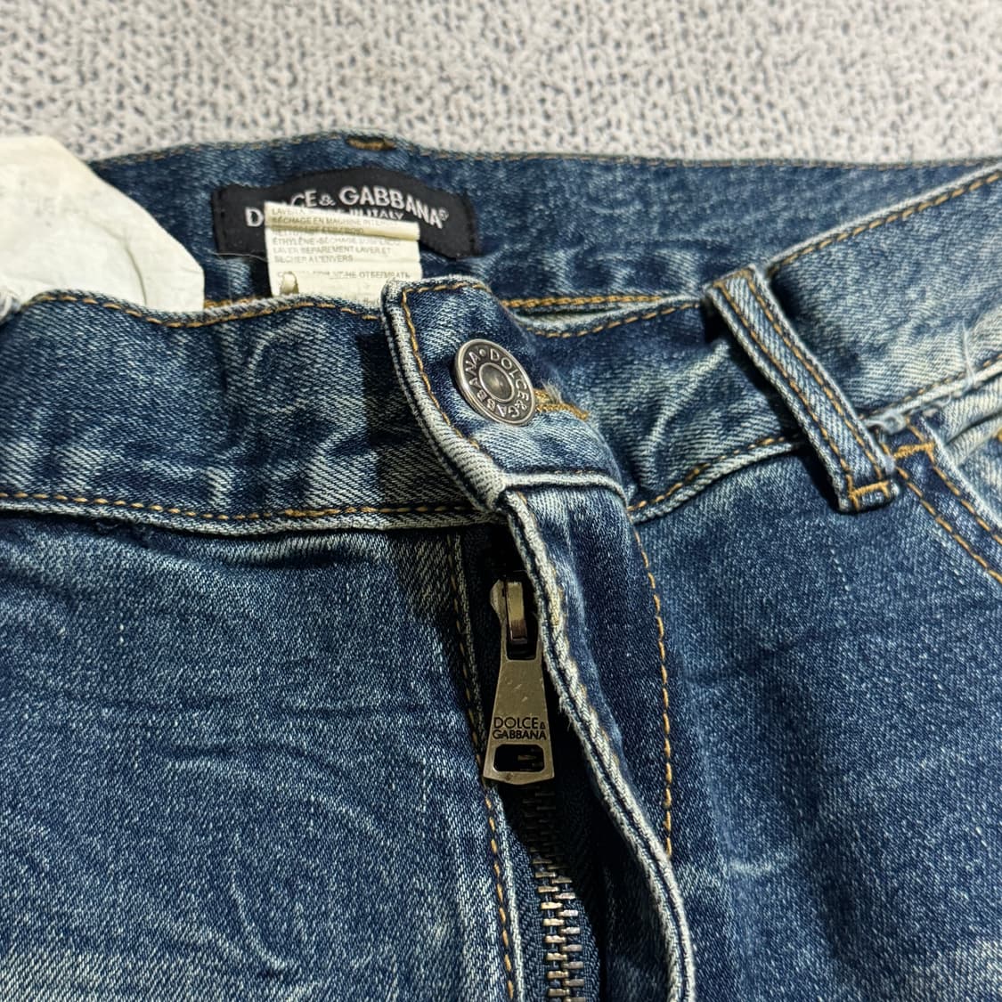 돌체앤가바나 디스트로이드 메탈 플레이트 데님  상품이미지5
