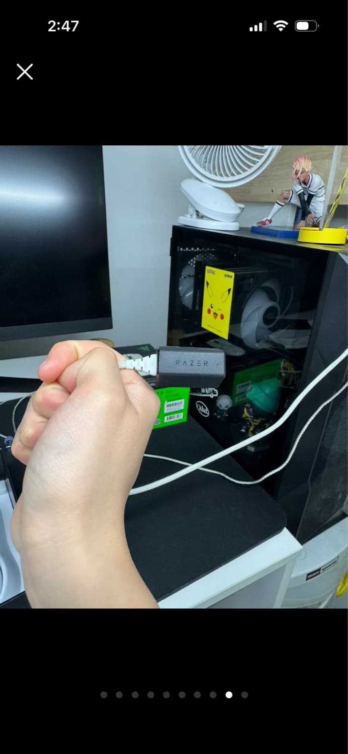 바이퍼 v2 pro 화이트,8k 동글 상품이미지9