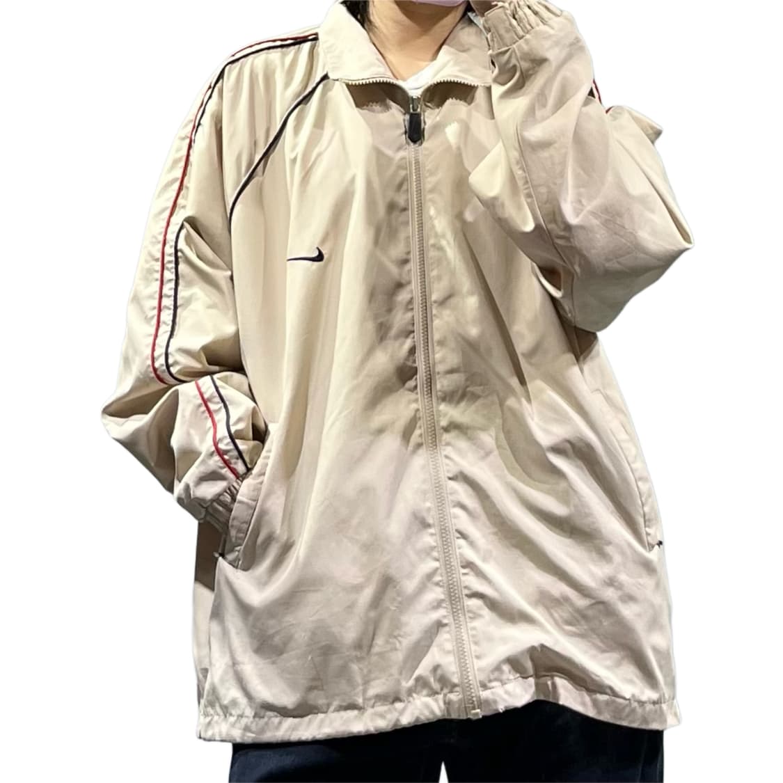 나이키 아이보리 레드블루 라인 바막 상품이미지1