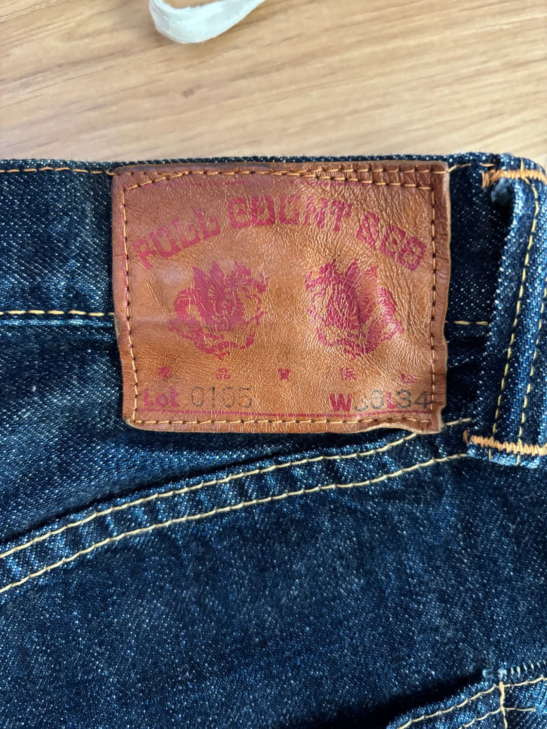 풀카운트 0105w 셀비지데님 상품이미지3