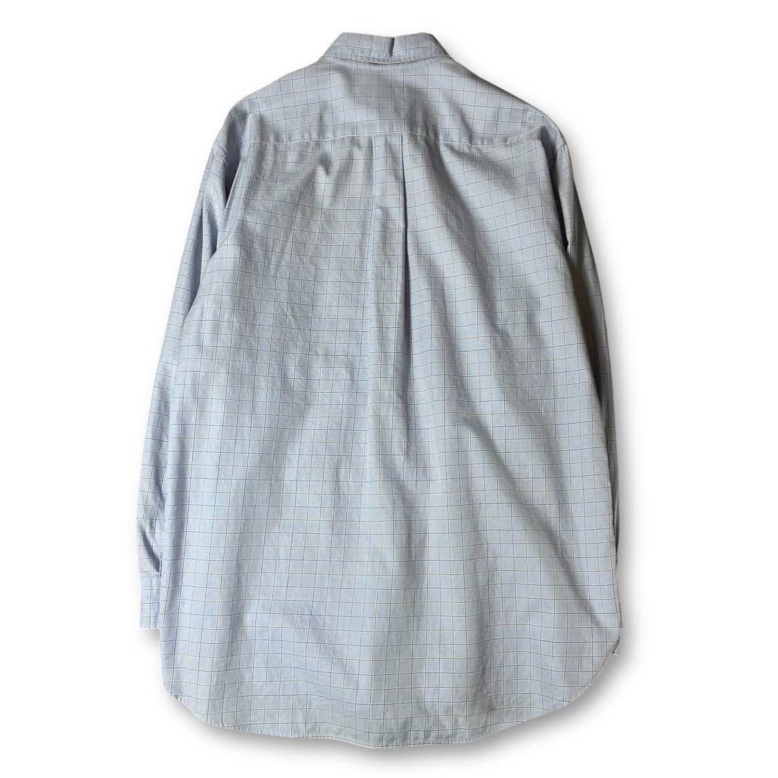 브룩스브라더스 스카이블루 체크 패턴 원포켓 긴팔 셔츠 M  상품이미지2