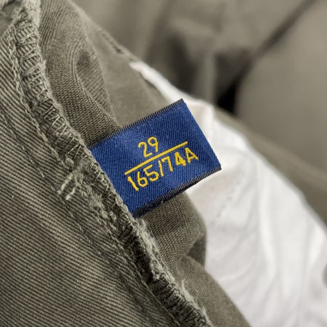 폴로 랄프로렌 카키 코튼팬츠 면바지 29인치 P00055 상품이미지5