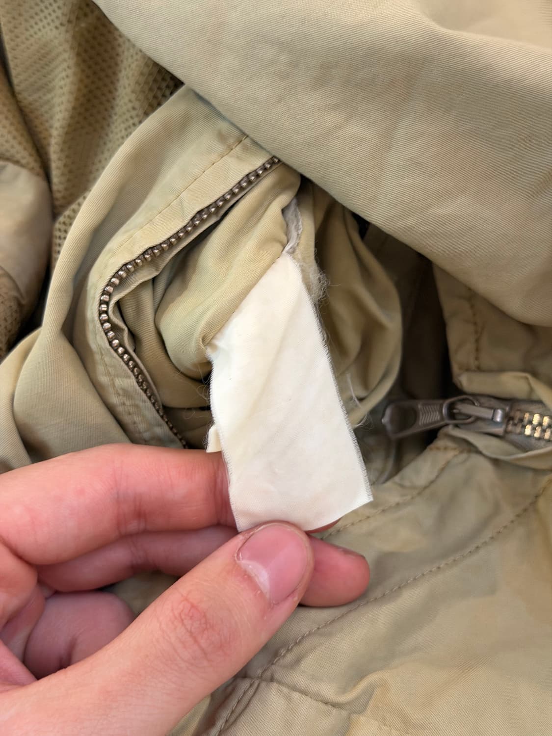 90s CP컴퍼니 아카이브 블루종 봄버 자켓 카키 브라운 상품이미지9