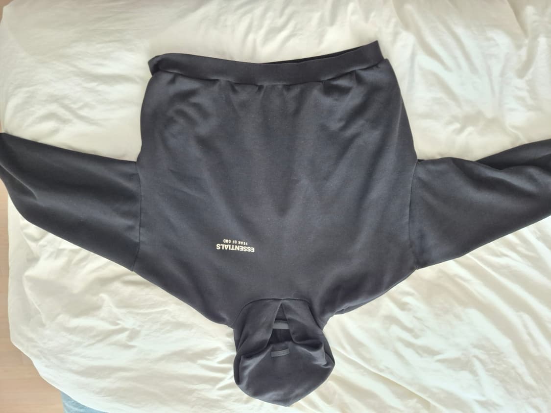 피오갓 에센셜 후드 블랙 xl사이즈 상품이미지2