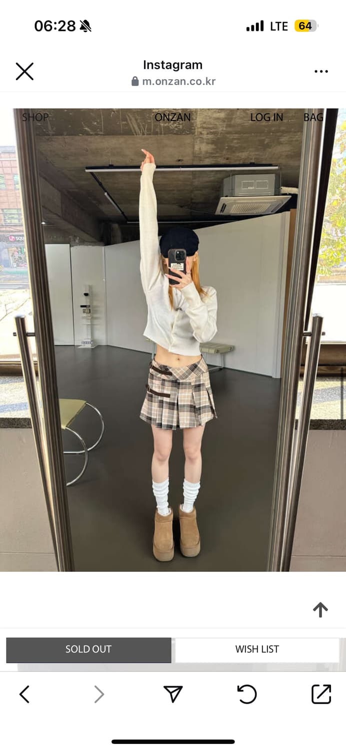온잔 랩스커트  상품이미지1