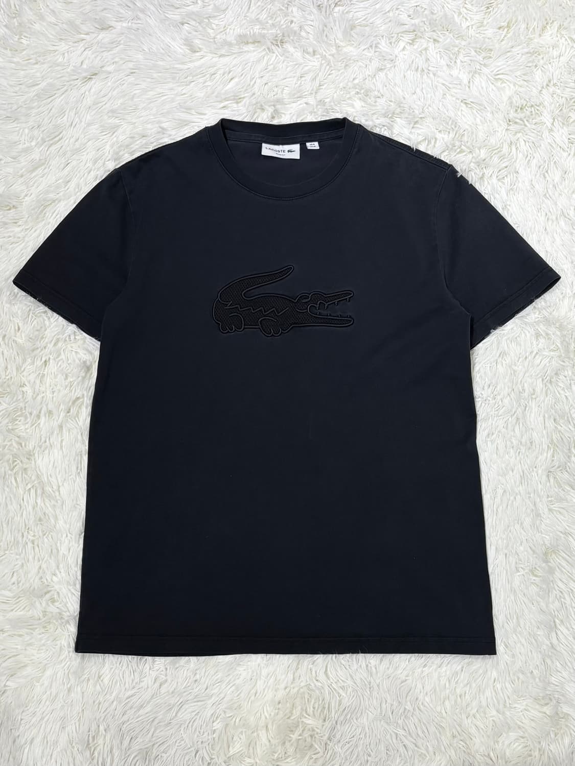 라코스테 블랙 빅로고 반팔 상품이미지3