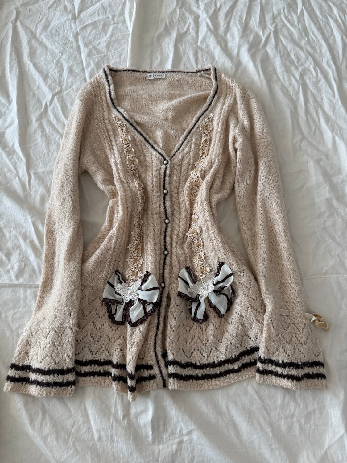 모카 라떼갸루 엑시즈판 원피스 가디건 상품이미지1