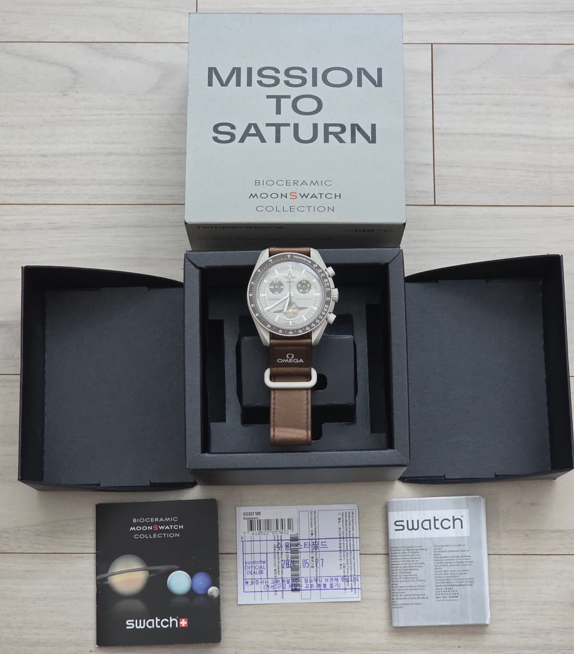 오메가 X 스와치 문워치 미션 투 문 토성시계 (풀박스)  상품이미지1