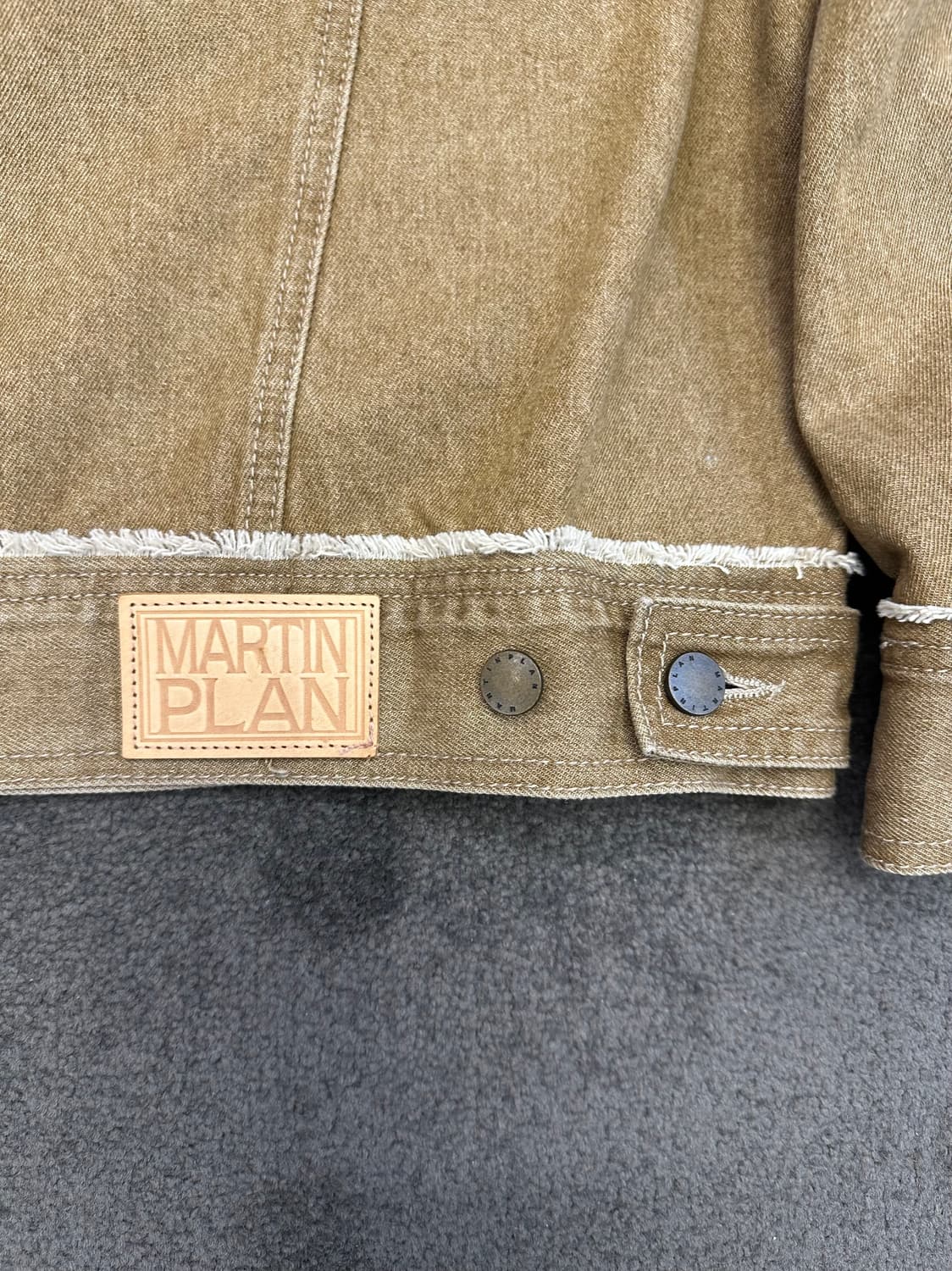 마틴 플랜 브라운 데님 자켓 M 상품이미지4