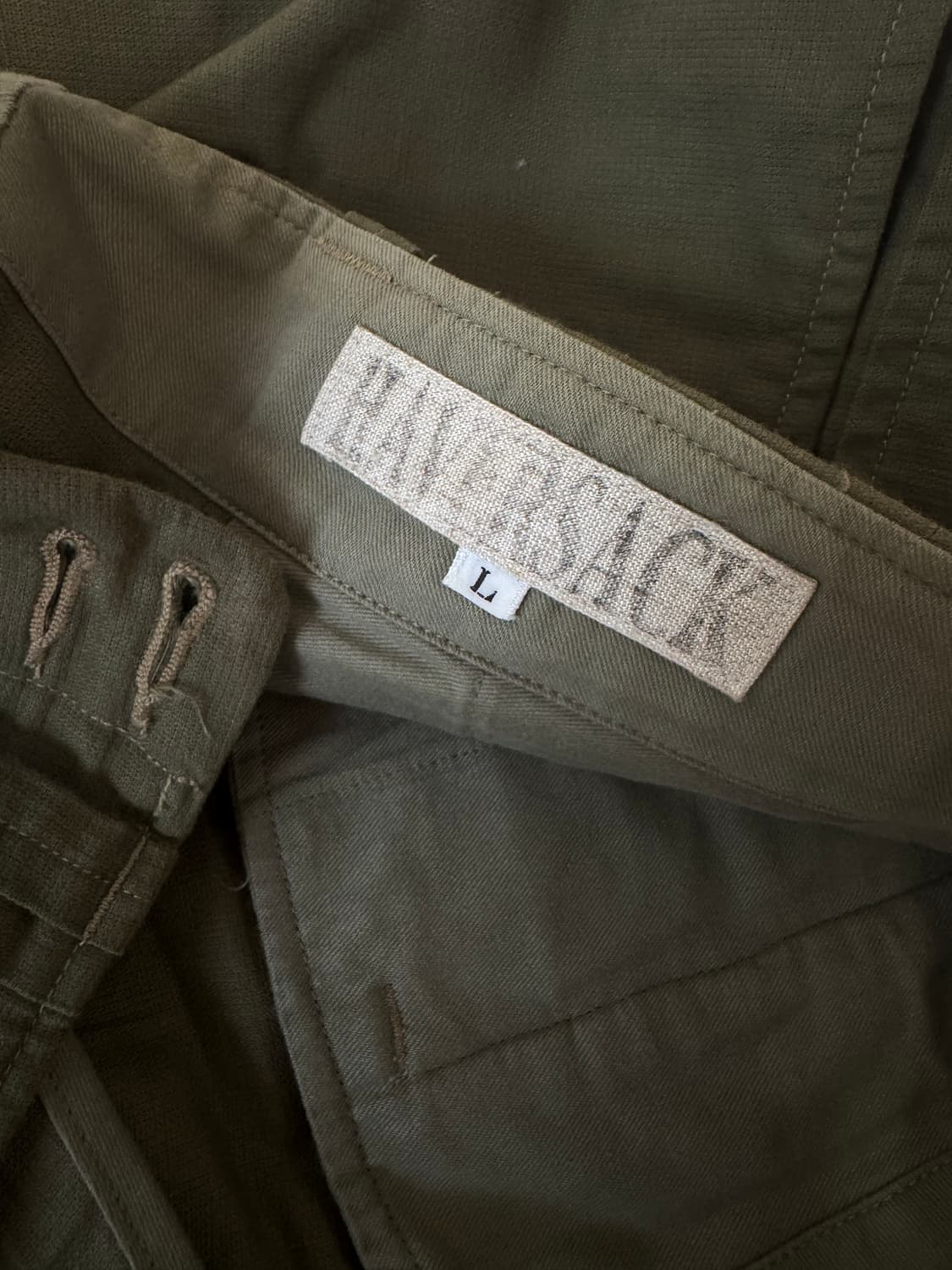 하버색 린넨 카고 팬츠 상품이미지3