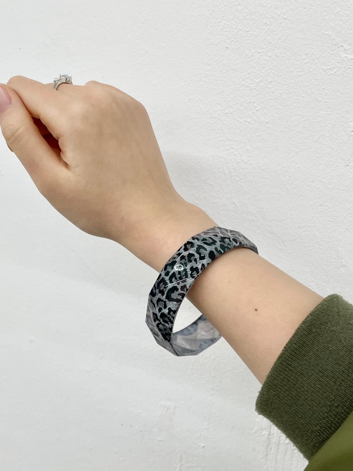 갸루 레오파드 뱅글 팔찌 상품이미지1