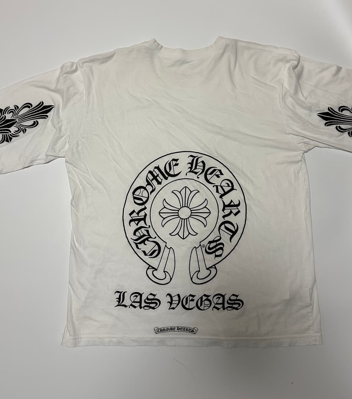 크롬하츠 홀스슈 롱슬리브 화이트 라스베거스 상품이미지2