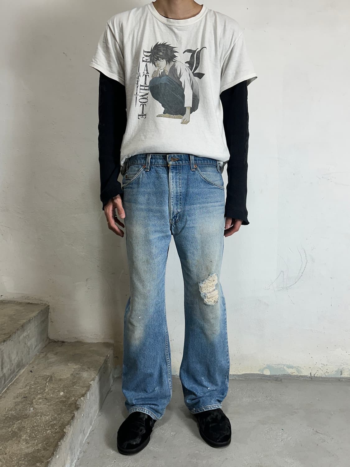 90’s USA 빈티지 리바이스 517 오렌지탭 부츠컷 리바이스 청바지 상품이미지4