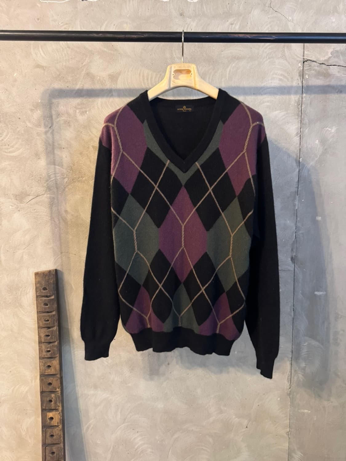 리버크루즈 아가일 캐시미어 니트 100 상품이미지10