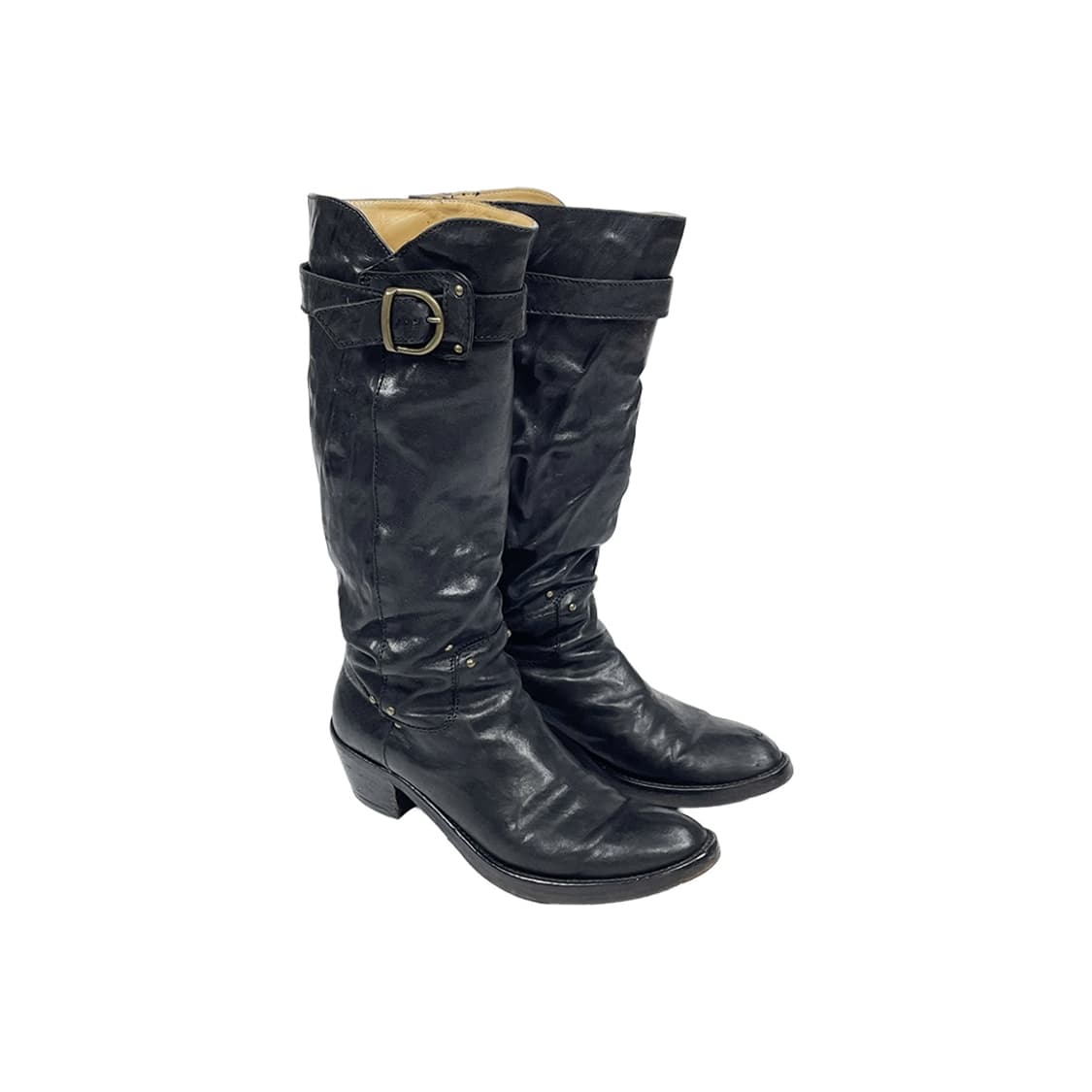 알프레도 바니스터 드레이프 롱부츠  상품이미지1