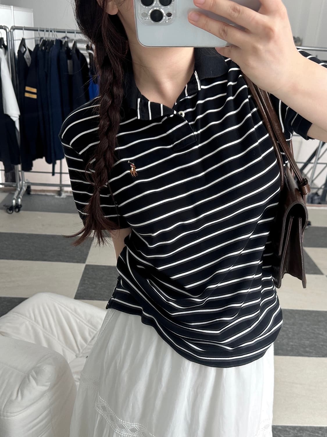 폴로 랄프로렌 스트라이프 멀티포니 카라티  상품이미지6