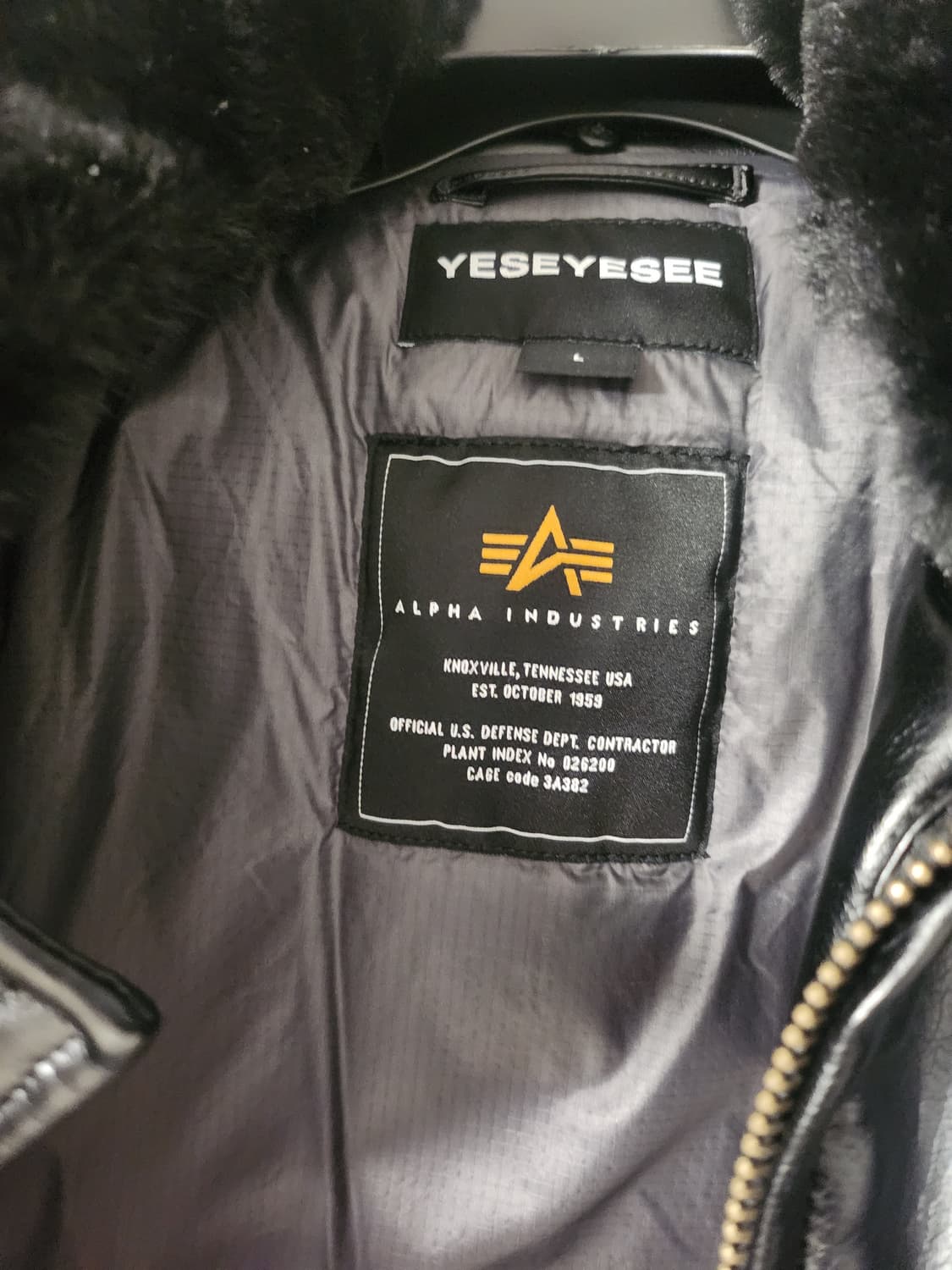 예스아이씨 x 알파인더스트리 B-15 L사이즈 상품이미지6